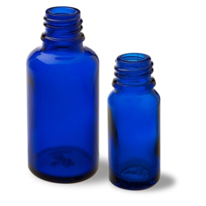 Rotondo in vetro blu GL (DIN) 18